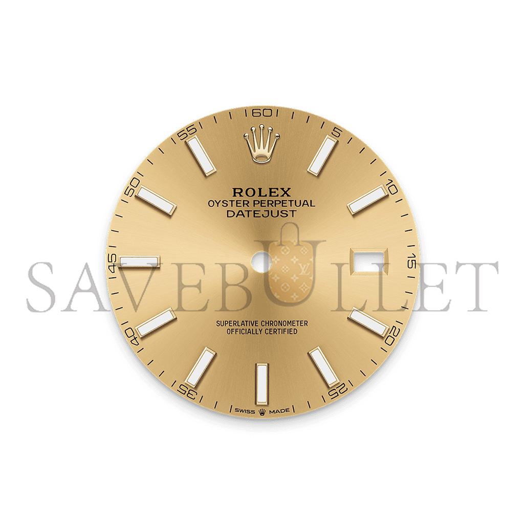 ROLEX DATEJUST 41 OYSTER, 41 MM, OYSTERSTEEL AND YELLOW GOLD WATCH 126303-0010